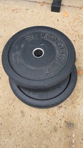 Rogue Pair of 45 lb Barbell Plates #1