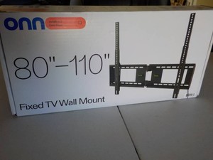 ONN 80-110 Fixed TV Wall Mount