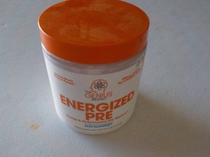 Energized Pre Workout Blue Raspberry Dietary Supplement 12.83 oz