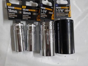 Gear Wrench Sockets - see pictures for sizes