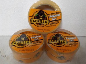 3 rolls Gorilla 1.88 x 40 yards Clear Tape