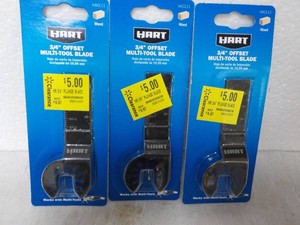 3 Hart 34 Offset Multi-Tool Blades