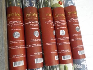 5 Rolls Variety of Gift Wrap
