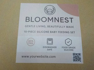 Bloom Nest 10 pc Silicone Baby Feeding Set