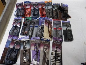 20 pair of Readers - all strengths as pictured
