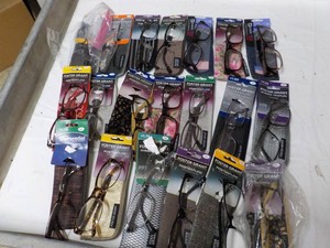 20 pair of Readers - all strengths as pictured