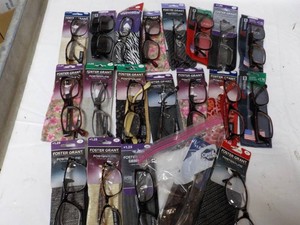 20 pair of Readers - all strengths as pictured