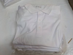 5 Clique White Long Sleeved Tops - size Large