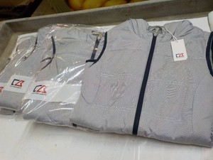 4 Cutter and Buck Hooded Zippered Vests size S
