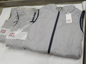 3 Cutter and Buck Hooded Zippered Vests size S