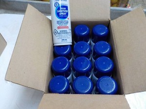 12 cans Zyrtec Hand Sanitizer Spray