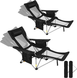 Romswi Reclining Camp Chairs (2 Pack)