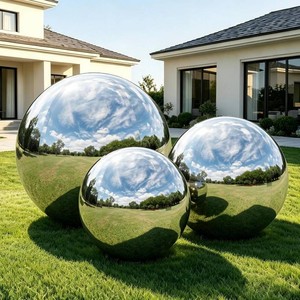 Albott 3-Piece Silver Inflatable Mirror Balls