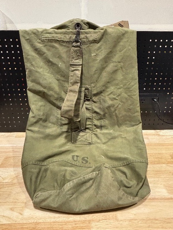 Vintage Military Duffel Bag
