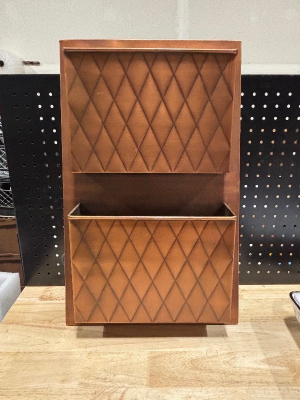 Vintage Hanging Wall File Holder