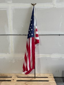 American Flag with Pole