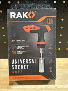Rako 15 Piece Set Universal Socket Tool Set