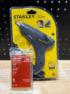 Stanley Dual Melt Glue Gun with Heavy Duty Glue Sticks