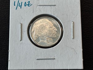 14 Ounce .999 Fine Silver Buffalo Round
