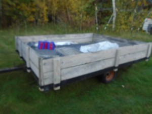 Nice trailer with ramp. Lifetime plate. 8 feet by 10 feet. As shown.