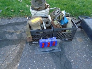 Qty of 3 bins of ratchet straps. As shown.