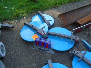 Qty of 3 tank covers. Approx 8 inches. As shown.