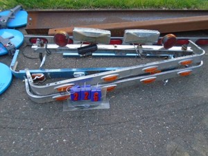 Group of stainless truck lights. As shown.