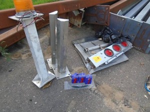 Group of stainless truck lights. As shown.