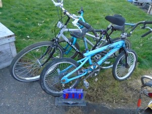 Qty of 3 bicycles. As shown.
