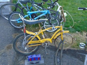 Astro 5 speed banana bike. As shown.