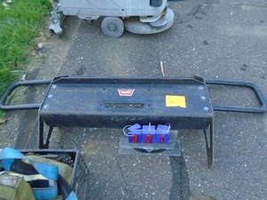 Heavy duty bumper & brush guard. As shown.