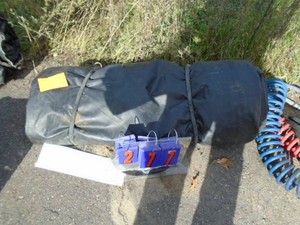 Black heavy truck tarp. Used condition. See picture for size. As shown.