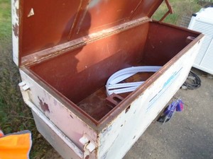 Contractor box. 5 foot x 2 foot x 3 foot. As shown.
