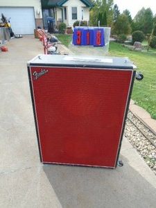 Late 60s fender. Base man 212 cabinet. 40 x 29 x 12. No speakers. As shown.