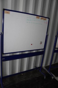 Kamelleo Double Sided Magnetic Dry Erase Mobile Job Board