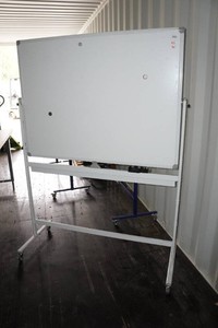 Double Sided Magnetic Dry Erase Mobile Job Board
