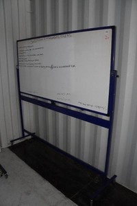 Kamelleo Double Sided Magnetic Dry Erase Mobile Job Board