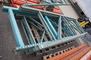 Assorted 42 Deep Pallet Racking Uprights