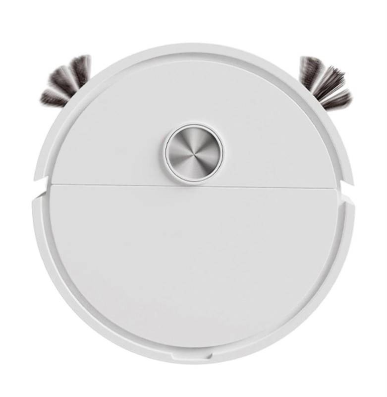Smart Life 8088-18 Rechargeable Robotic Vacuum Cleaner, White - Brand New