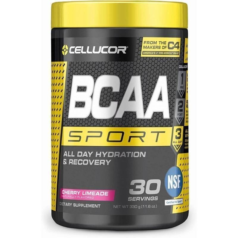 Cellucor BCAA Sport, BCAA Powder Sports Drink for Hydration & Recovery, Cherry Limeade, 30 Servings - Brand New