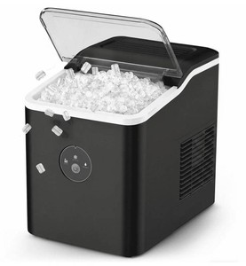 Countertop Ice Maker, 30 lbs Ice in 24 Hours, 9 Bullet Ice in 5 Minutes, Black - Brand New