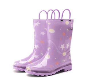 Dream Pairs Kids Rain Boots Size 6T, Purple - Brand New