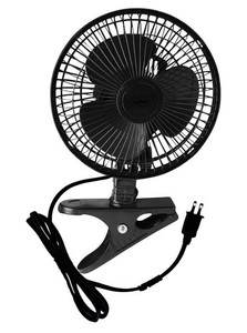 Joeyz Clip On Fan, 2 Speed with Tilting Head and Rotating Stand - Brand New