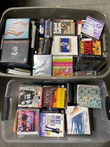 Large CD Audiobook Collection - Cross Country, Barack Obama, The Winning Culture, Four Souls, It Is Finished, First Man, Desiring God, Debt Cures, 1776, Anne of Green Gables, Etc.&nbspC
