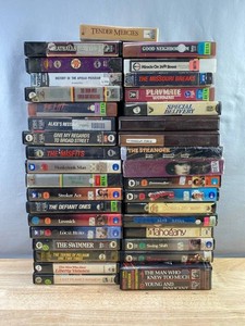 37 Vintage Betamax Movie Tape Collection - Miracle on 34th Street, The Stranger, The Man Who Knew Too Much  Young and Innocent, The Defiant Ones, Local Hero, Honkytonk Man, Etc.&nbspC