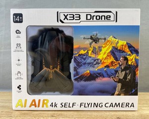 X33 AI Air 4K Self-Flying Optical Flow Dual Camera Drone - Brand New