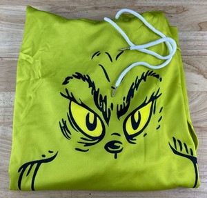 Grinch Hoodie, Green, Unisex Size Large - Brand New
