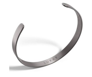 LUXAR Mens Titanium Cuff Bracelet, Size Large - Brand New