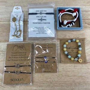 Bracelets - Best Friends, Christian, Etc., 10 Total - Brand New
