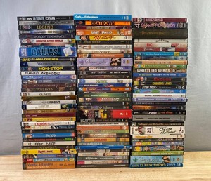100 DVD Movie and TV Collection - Lord of the Rings, Star Wars, Harry Potter, Gilmore Girls, Bones, Dallas, Spider-Man 2, Shrek, Michael Jackson Number Ones, UFC, Etc.&nbspC